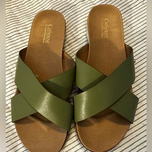 Green Catherine Malandrino sandals